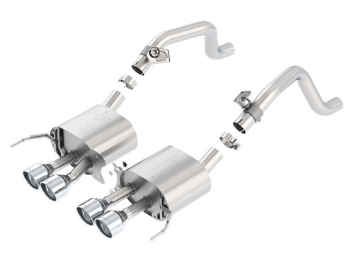 Borla S-Type Axle-Back Exhaust for 2014-2019 Corvette C7 6.2L V8 AFM 11877
