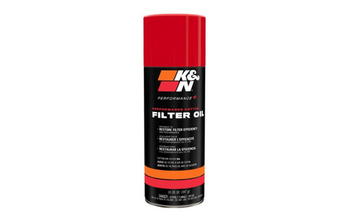 K&N 99-0516 Aerosol Air Filter Oil 12.25oz For Superior Cotton Filter Care