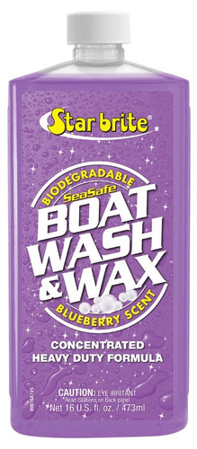 Star Brite Boat Wash & Wax 16oz Marine Boat Cleaner & Polish