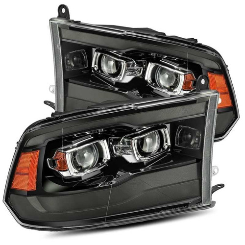 AlphaRex PRO-Series Projector Headlights Dodge Ram 1500HD 2012-2013 Black