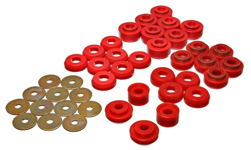 Energy Suspension Red Body Mount Set for Chevy Impala Caprice 3.4136R