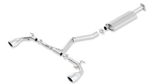 Borla S Type Cat Back Exhaust for 20132020 Scion FRS Base H4/Subaru BRZH4