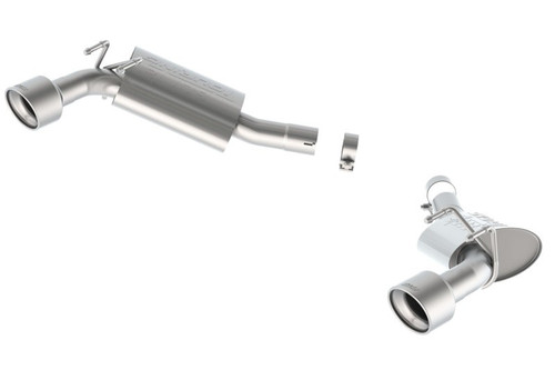 Borla Axle Back Exhaust System Steel for 2010-2013 Chevrolet Camaro SS 6.2L V8