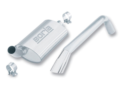 Borla Cat-Back Exhaust System Kit Stainless Steel for 1981-86 Jeep CJ-7 4.2L 4WD