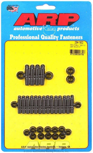 ARP SBC Oil Pan Stud Kit 12 Point Nuts Black Oxide Finish