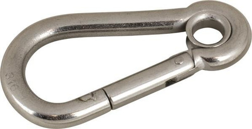 STAINLESS SNAP HOOK For W/EYE 3-1/