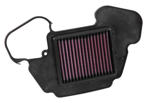 K&N HA-1313 High-Flow Replacement Air Filter for Honda Grom 125/MSX125 13-20