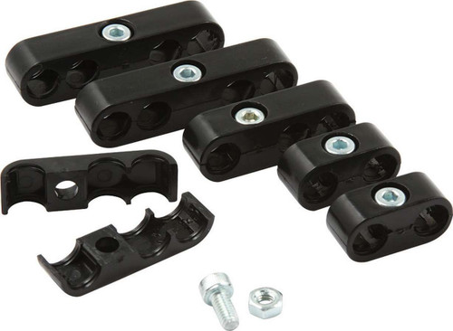 Allstar Performance Spark Plug Wire Loom Kit 79mm Plastic Black Clamp Style