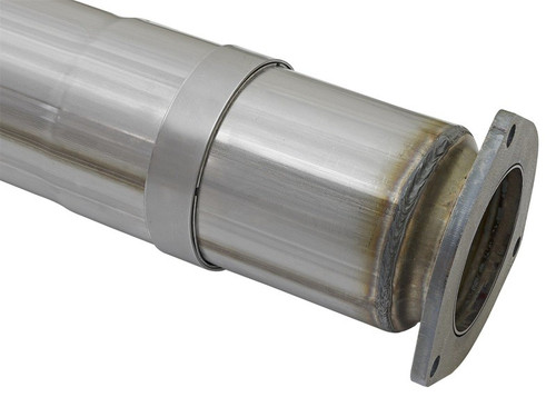 aFe ATLAS 5 in DPF-Back Exhaust System Aluminum Steel Black Tip Ford 6.7L Power