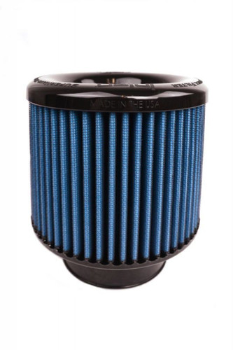Injen X-1015-BB SuperNano-Web Dry Air Filter 3.5" Inlet 6" Tall High Flow Blue