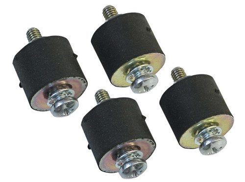 MSD Vibration Isolation Mount Kit Digital-7 0.75x0.63in Rubber Set of 4