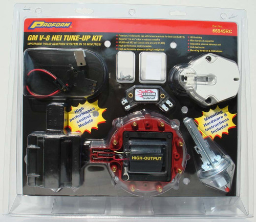 Proform HEI Distributor Tune Up Kit Red Cap Coil Module for GM 66945RC