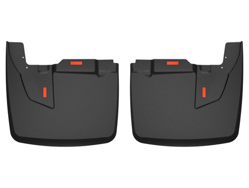 Husky Liners Dually Rear Mud Guards Pair Textured Black for 2019-2024 Ram FST