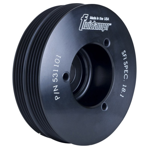 Fluidampr Harmonic Balancer Steel Black Zinc for 2005-07 Legacy Subaru EJ Engine