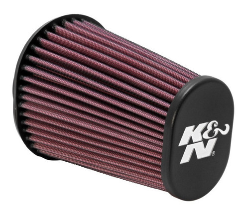 For K&N RE-0960 Universal Rubber Oval Clamp-On Air Filter High-Flow Performance