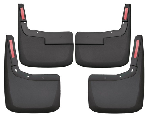 Husky Liners Mud Guards Black Front Rear Set for Ford F-150 2021-2022 58526