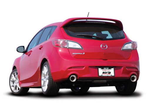 Borla Rear Exhaust Section T-304 Stainless Steel for 2010-13 Mazda/Mazdaspeed 3