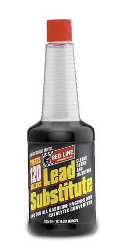 Red Line Lead Substitute Fuel Additive 12oz for Gas Engines Treats 25 Gal