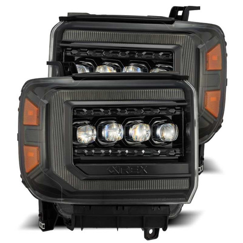 AlphaRex Nova Series LED Projector Headlights GMC Sierra 2014-2018