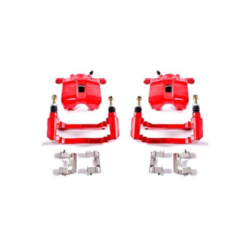 PowerStop S2584 Front Red Powder Coated Brake Calipers Acura CL Honda Accord