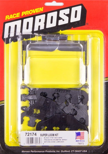 Moroso Universal Super Wire Loom Kit Valve Cover Mount 7-9 mm Spark Plug Wires
