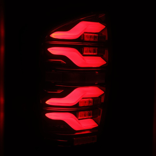 AlphaRex LUXX LED Taillights Toyota Tacoma 2016-2017 Black/Red Sequential