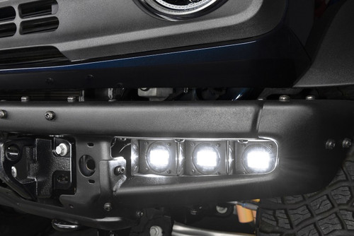 Oracle Triple LED Fog Light Kit For Ford Bronco Steel Bumper 2021-2022 White