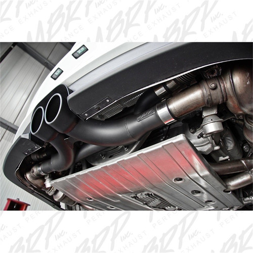 MBRP Black Center Muffler Bypass For Porsche 911 3in 2014-2019