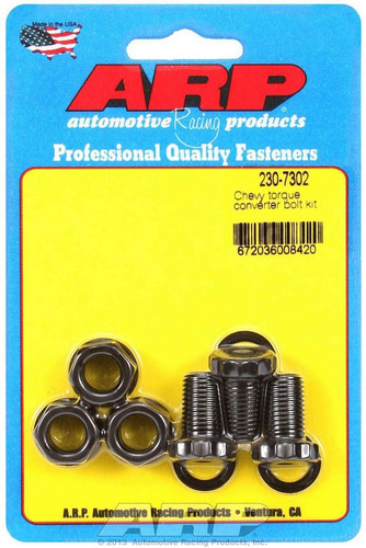 ARP 230-7302 Torque Converter Bolt Kit 7/16-20 TH350 TH400 Set 3