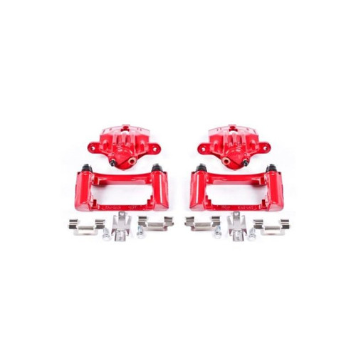 PowerStop Red Brake Calipers Pair 1998-2002 Chevy Camaro Pontiac Firebird Front
