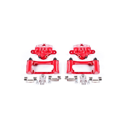 PowerStop Red Brake Calipers Pair 1998-2002 Chevy Camaro Pontiac Firebird Front