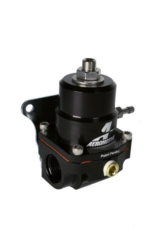 Aeromotive A1000 Adjustable EFI Fuel Pressure Regulator ORB-8 40-75 PSI Black