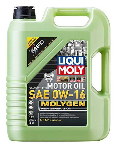 LIQUI MOLY Molygen New Generation 5L SAE 0W-16 Motor Oil Honda Fit Corolla