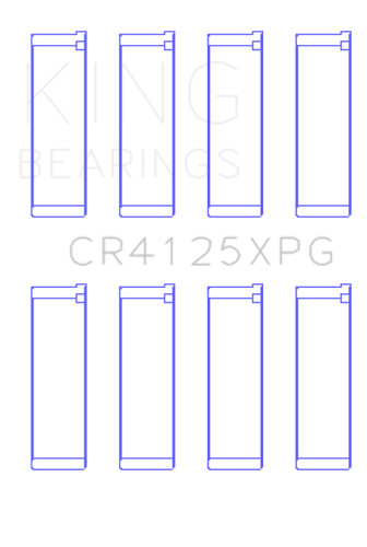 King Engine Bearings Tri-Metal Connecting Rod Bearings for Subaru EJ20/EJ22/EJ25