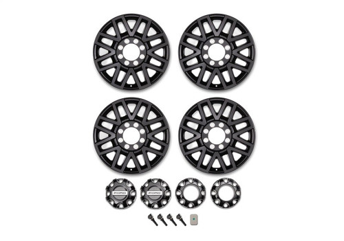 Ford Racing 20-Inch Wheel Set, TPMS Kit Gloss Black for 2005-22 Ford F-250/F-350