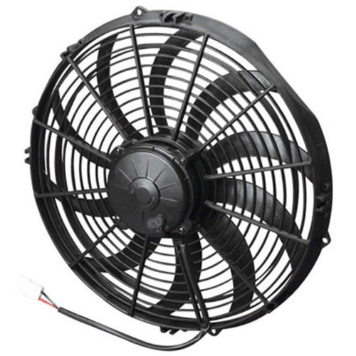 SPAL 14 Inch High Performance Push Fan 1840 CFM Curved 30102056 12V