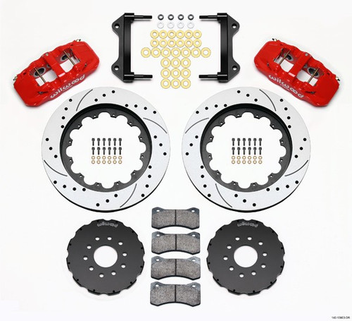 Wilwood AERO6 Big Brake Kit Front Chevy Corvette 2009-2013 6-Piston Caliper