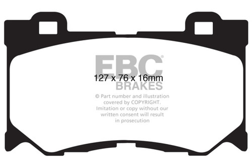 EBC DP31823C Redstuff Ceramic Front Brake Pads For Nissan 370Z Infiniti G37