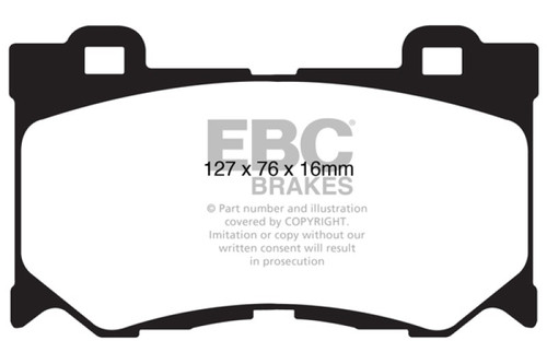 EBC DP31823C Redstuff Ceramic Front Brake Pads For Nissan 370Z Infiniti G37