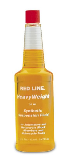 Red Line HeavyWeight 30WT Suspension Fluid 16oz Automotive Shock Strut Fluid