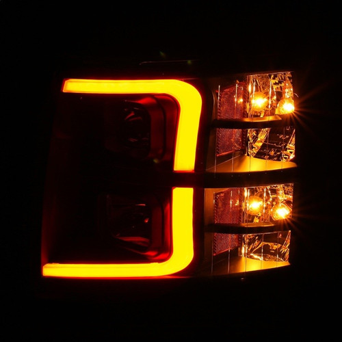 ANZO Plank Style Projector Headlights for 2007-2014 Chevrolet Silverado 1500 V6