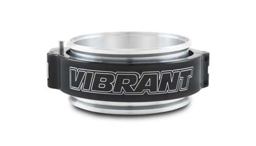 Vibrant 4in O.D. Aluminum HD Clamp Assembly Pinless Locking