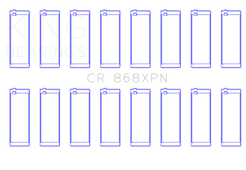 King Engine Bearings 0.50 Connecting Rod Bearings +0.5mm for Ford 4.6L 5.4L V8