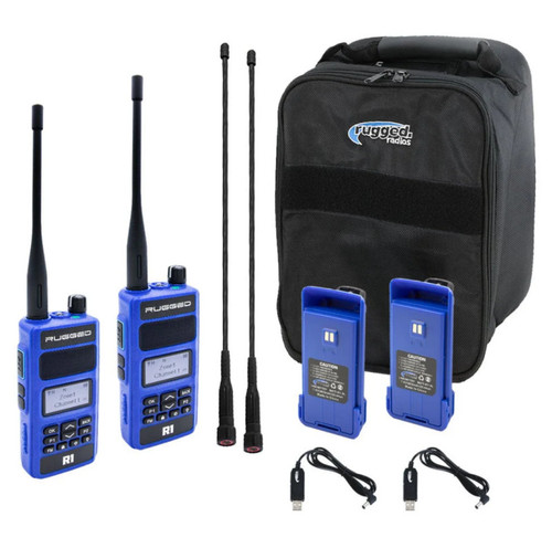 Rugged Radios R1 Ready Pack Business Band Two-Way Handheld Radios