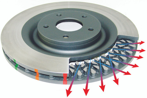 DBA 42604S 4000 Series Front Slotted Rotor Chevrolet Camaro SS