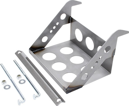 Allstar Performance Universal Battery Tray 10x7.25 Steel Lightweight Frame Hooks