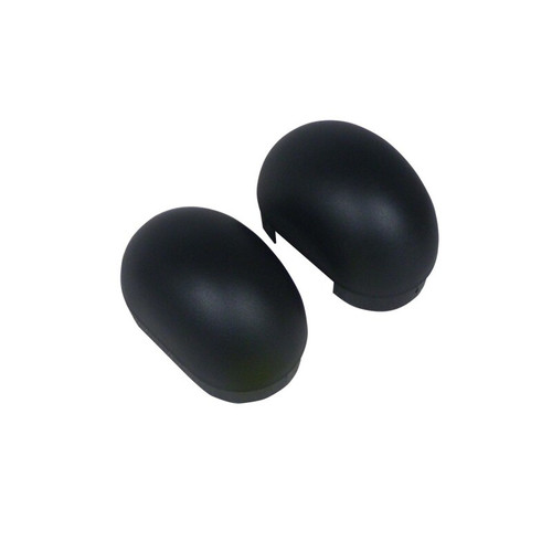 Westin Platinum 4 Oval Tube Step End Cap Kit - Black Replacement Parts