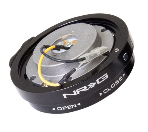 NRG Thin Quick Release Black Automotive Steering Wheel Adapter