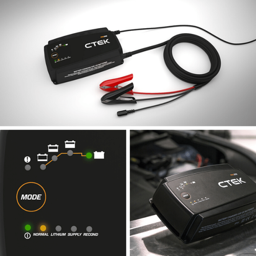 CTEK PRO25S Battery Charger - 12V, 50-60Hz, 6.5 ft. Charging Cable Included