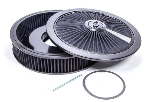 EDELBROCK 43662 Pro-Flo For 14-inch Air Cleaner Kit With Black Cotton Filter